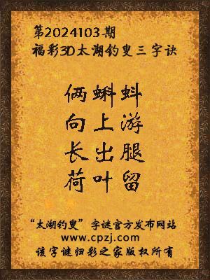 福彩解太湖钓叟字谜，探寻数字背后的智慧与乐趣