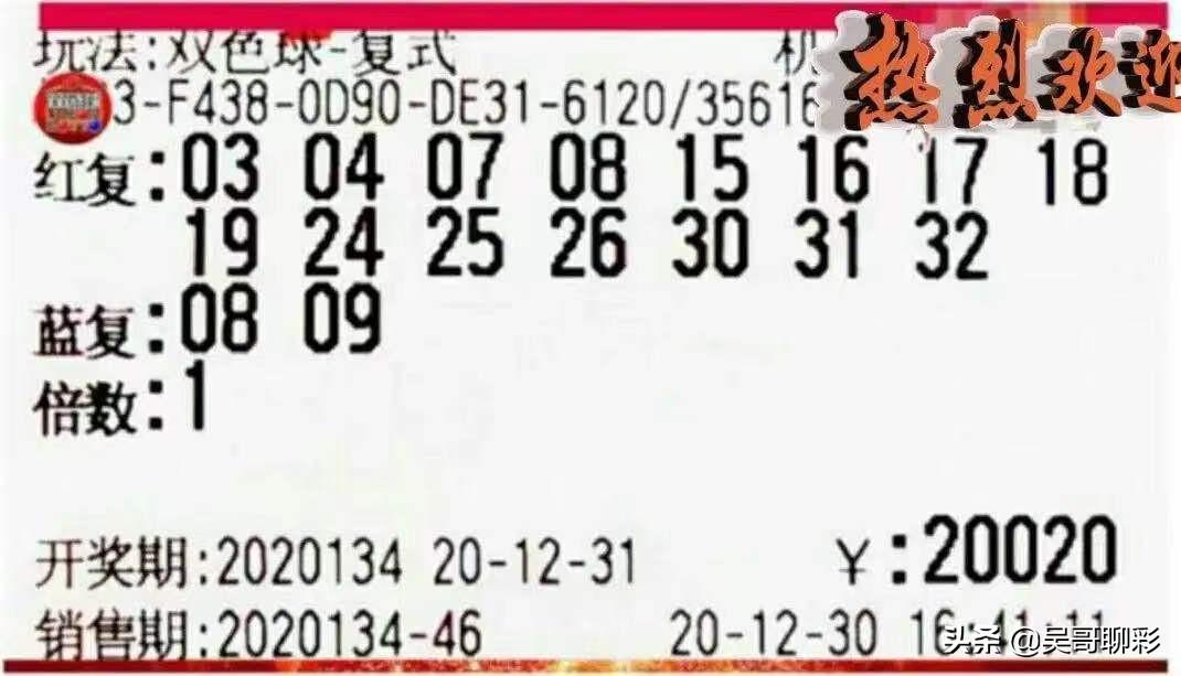 2020年双色球60期开奖结果深度解析与回顾