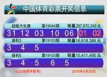 2019044期排列三开奖结果，数字背后的幸运与期待